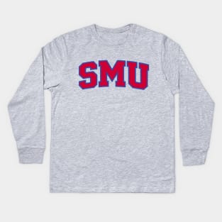 SMU Athletics Kids Long Sleeve T-Shirt